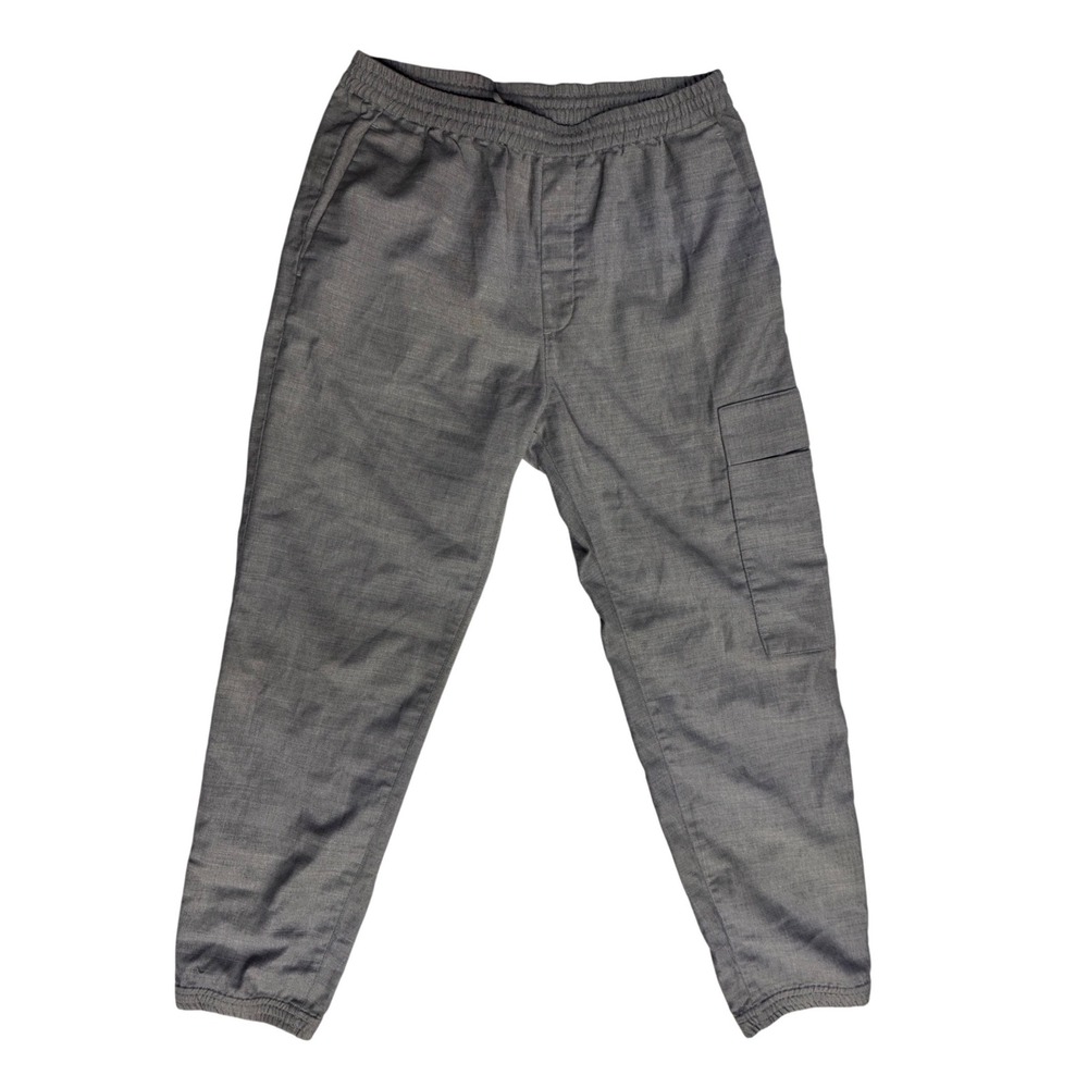 COS Mens Gray Elastic Waist Cargo Joggers Relaxed Tapered Pants Size M